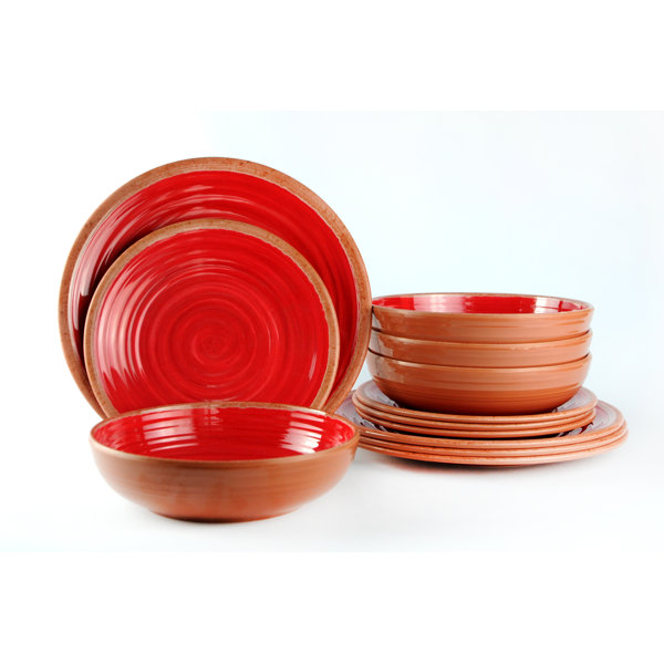 Brambly Cottage Surratt Melamine Dinnerware Set of 12 Wayfair.co.uk